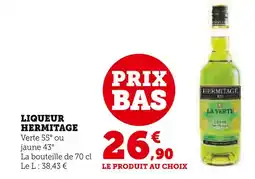 U Express Hermitage Liqueur Verte 55° offre