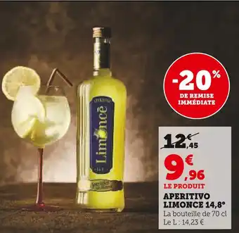 U Express Limoncè Aperitivo offre