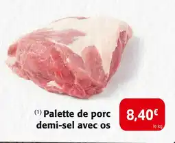 Colruyt Palette de porc demi-sel avec os offre
