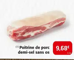 Colruyt Poitrine de porc demi-sel sans os offre
