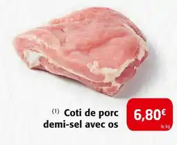 Colruyt Coti de porc demi-sel avec os offre