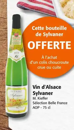 Colruyt Sélection Belle France Vin d'Alsace Sylvaner offre