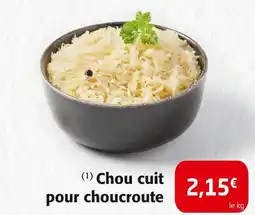 Colruyt Chou cuit pour choucroute offre