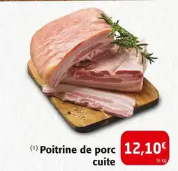 Colruyt Poitrine de porc cuite offre