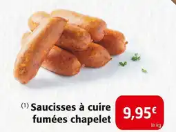 Colruyt Saucisses à cuire fumées chapelet offre