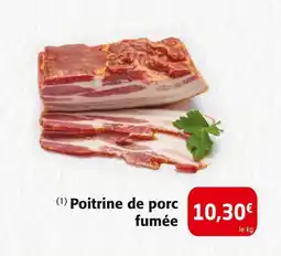 Colruyt Poitrine de porc fumée offre