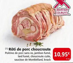 Colruyt Rôti de porc choucroute offre
