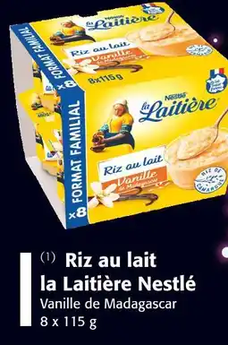Colruyt LA LAITÈRE NESTLÉ Riz au lait offre