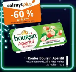 Colruyt BOURSIN Roulés Apéritif offre