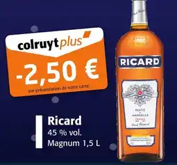 Colruyt RICARD Pastis Marseille Magnum offre