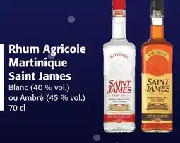 Colruyt SAINT JAMES Rhum Agricole Martinique offre