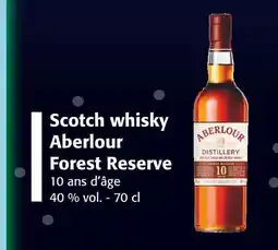Colruyt ABERLOUR Scotch whisky Forest Reserve offre