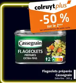 Colruyt CASSEGRAIN Flageolets préparés offre