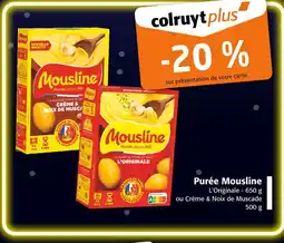 Colruyt MOUSLINE Purée offre
