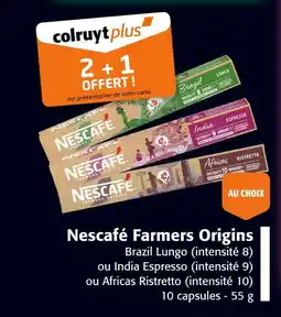 Colruyt NESCAFÉ Farmers Origins Brazil Lungo offre
