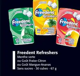 Colruyt Freedent Refreshers offre