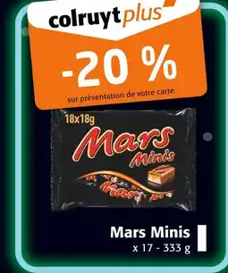 Colruyt MARS Mars Minis offre