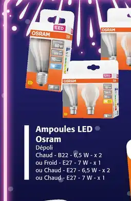 Colruyt OSRAM Ampoules LED offre