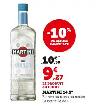 Hyper U MARTINI 14,5° offre