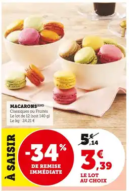 Hyper U Macarons offre