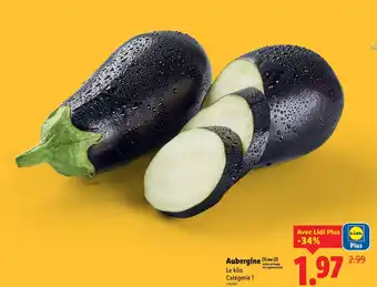 Lidl Aubergine offre
