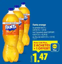 Lidl Fanta Fanta Orange offre