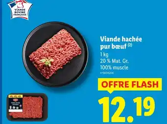 Lidl Viande hachée pur bœuf offre