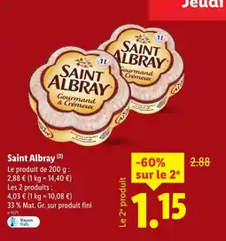 Lidl Saint Albray offre