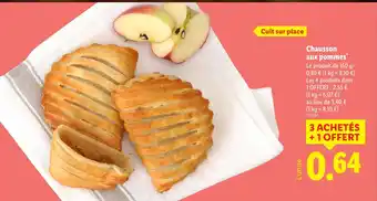 Lidl Chausson aux pommes offre