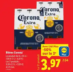 Lidl CORONA Bières offre