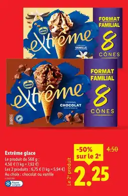Lidl Nestlé Extrême glace Vanille offre