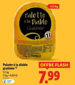 Lidl Palette à la Diable Gratinée offre