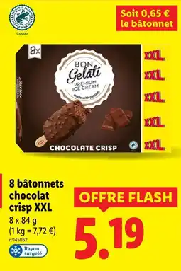 Lidl Bon Gelati Chocolate Crisp XXL offre