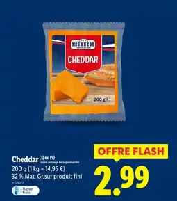 Lidl MCENNEDY Cheddar offre