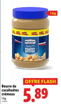 Lidl Beurre de cacahuètes crémeux offre