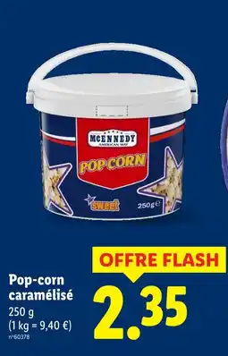 Lidl MCENNEDY Pop-corn caramélisé offre