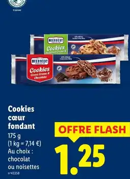 Lidl McEnnedy Cookies cœur fondant offre
