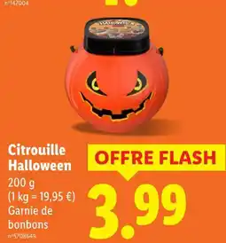 Lidl Citrouille Halloween offre
