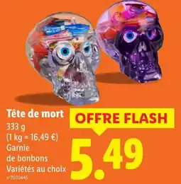 Lidl Tête de mort offre