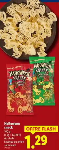 Lidl Halloween snack offre