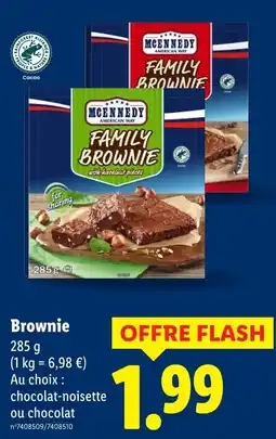 Lidl MCENNEDY Brownie offre