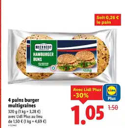Lidl McEnnedy Hamburger Buns offre