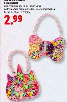 Lidl Gabby's Dollhouse Set de perles - modèle papillon offre