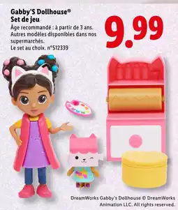 Lidl GABBY'S DOLLHOUSE Set de jeu offre
