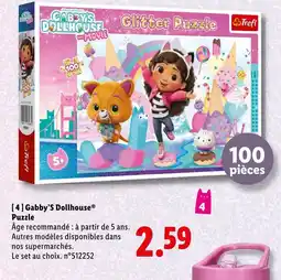 Lidl Gabby's Dollhouse Puzzle offre