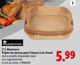 Lidl MASTERPRO Papier de cuisson pour friteuse à air chaud offre