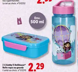Lidl GABBY'S DOLLHOUSE Boîte repas ou gourde offre