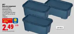 Lidl W5 Boîte de rangement offre