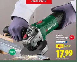 Lidl PARKSIDE Meuleuse d’angle offre