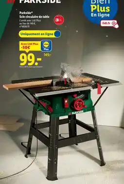 Lidl PARKSIDE Scie circulaire de table offre